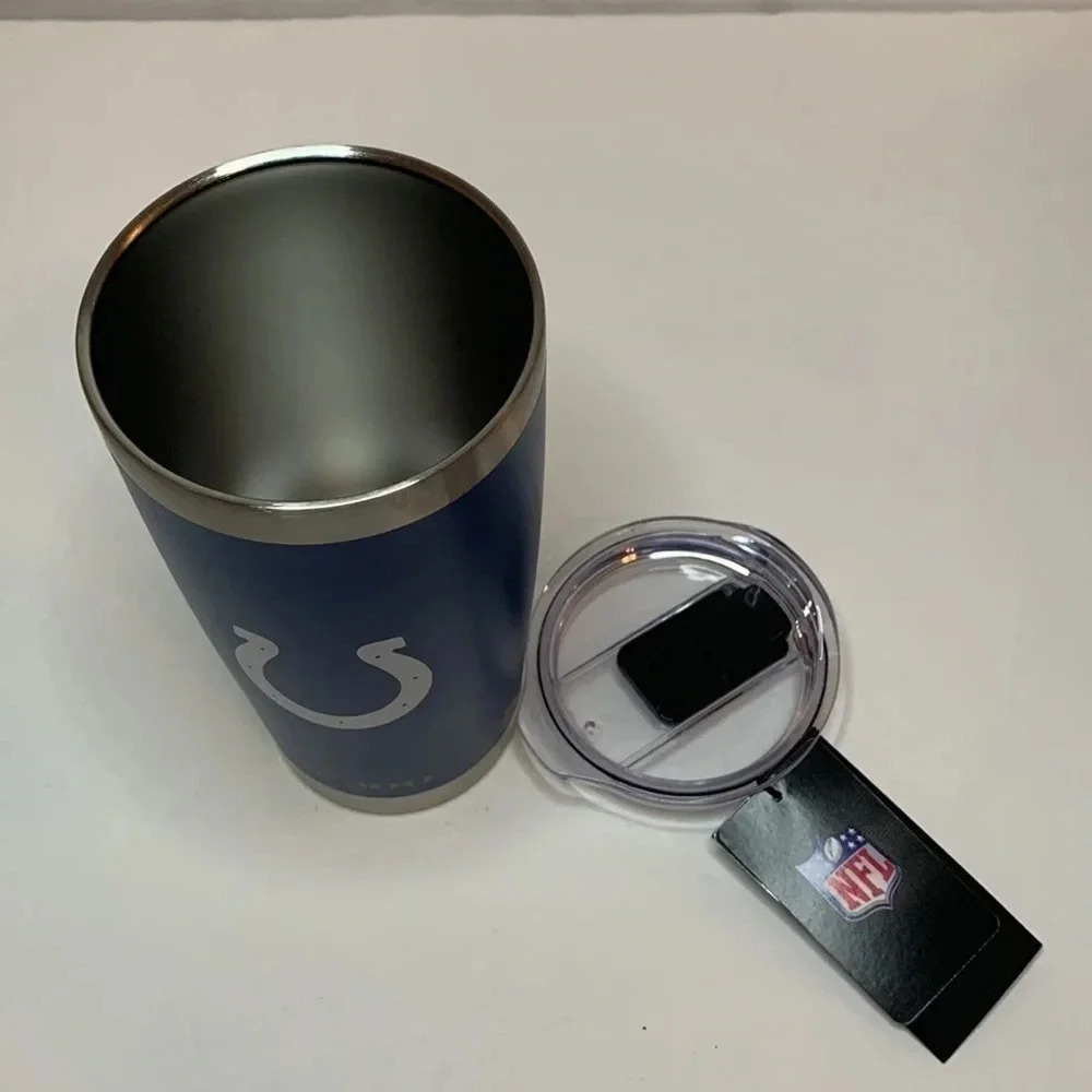 Indianapolis Colts Tumbler Cup 20 Oz Stainless Steel Igloo x NFL NWT - Picture 6 of 9
